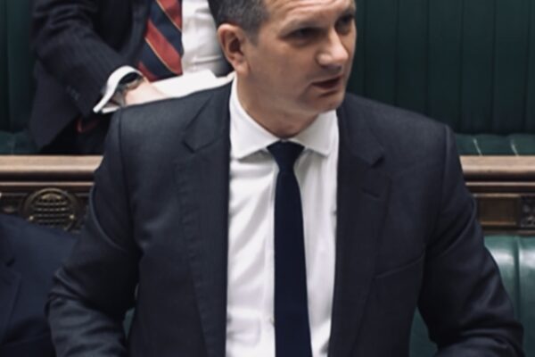 Steve Baker speaking at the despatch box in the House of Commons